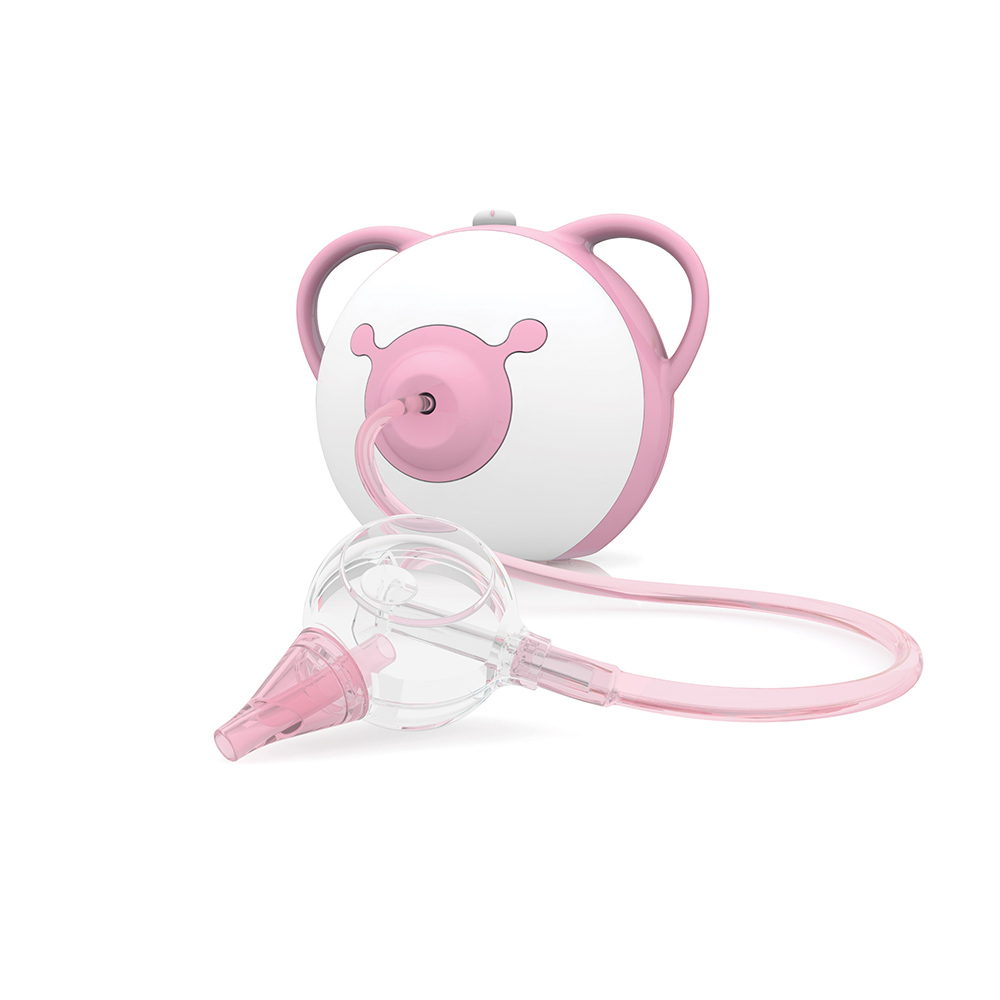 Nosiboo Pro Electric Nasal Aspirator for babies to clear stuffy little noses: pink